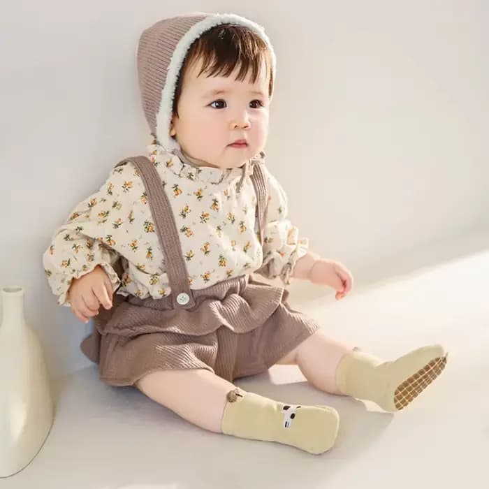 Chaussettes longues antidérapantes pour enfants, chaussettes de marche au sol, de dessin animé, pour bébés en bas âge, pour garçons et filles, chaussettes de sport scolaires, printemps-automne