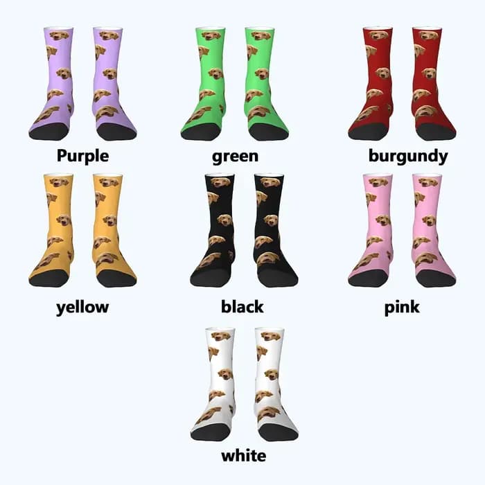 Chaussettes avatar personnalisées pour hommes et femmes