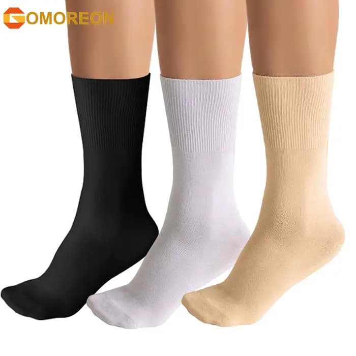 1 paire de chaussettes – Chaussettes pour femmes et hommes, pieds gonflés et neuropathie | Non reliant