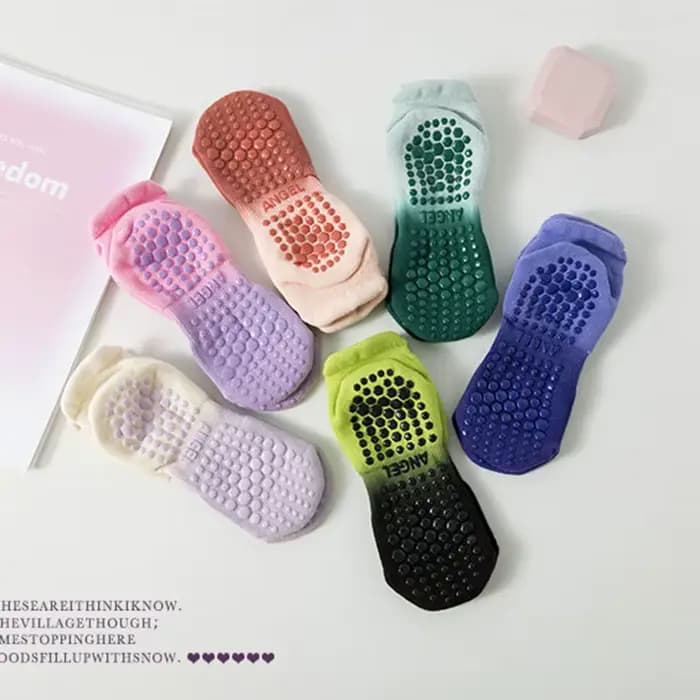 Chaussettes de Yoga en coton dégradé pour femmes