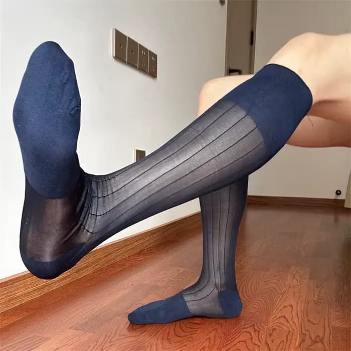 Chaussettes fines pour hommes