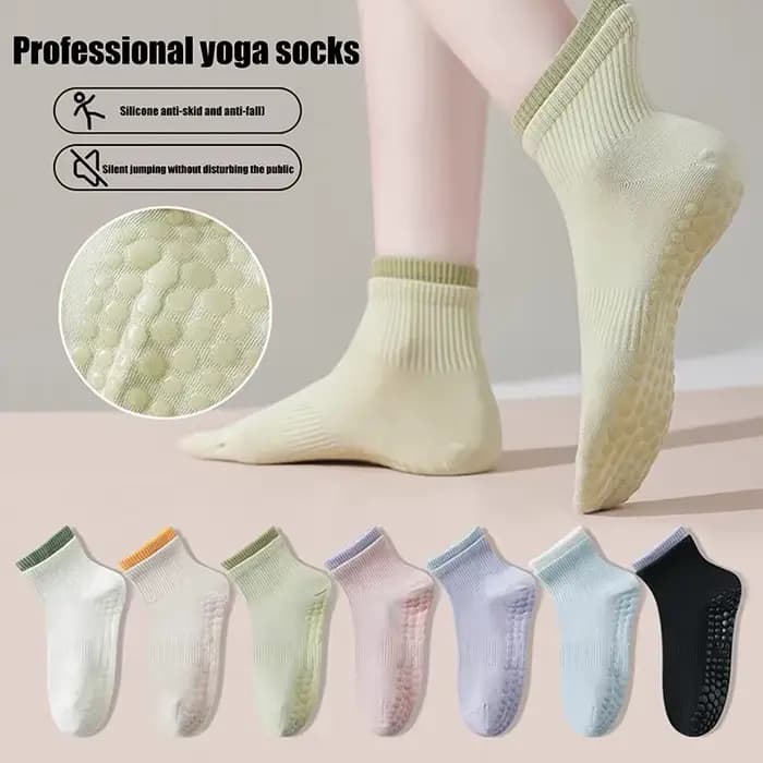 1 paire femmes anti-dérapant chaussette Trampoline Yoga