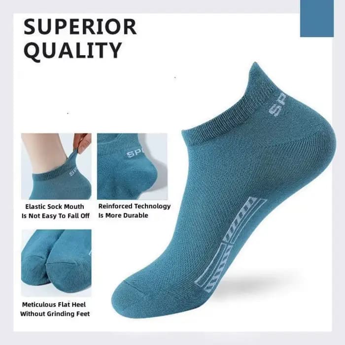 5 paires de chaussettes de cheville pour hommes de haute qualité