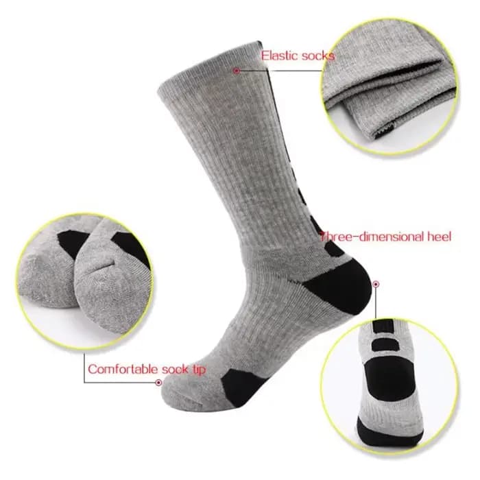 Super Elite hommes chaussettes de Sport équitation cyclisme basket-ball course Sport chaussette été randonnée Tennis Ski homme femmes vélo vélo Slip