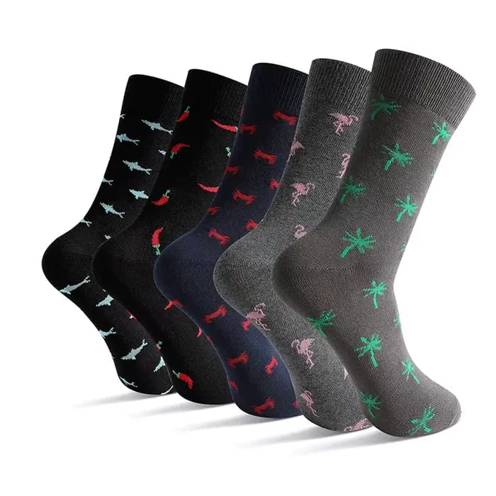 Chaussettes d'affaires en coton pour hommes