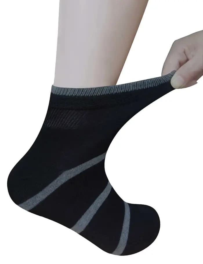 Chaussettes de rinçage pour diabétiques en bambou pour hommes