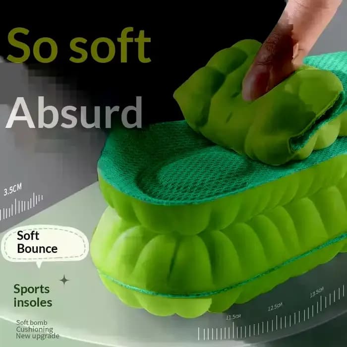 5 paires de semelles intérieures de sport super douces