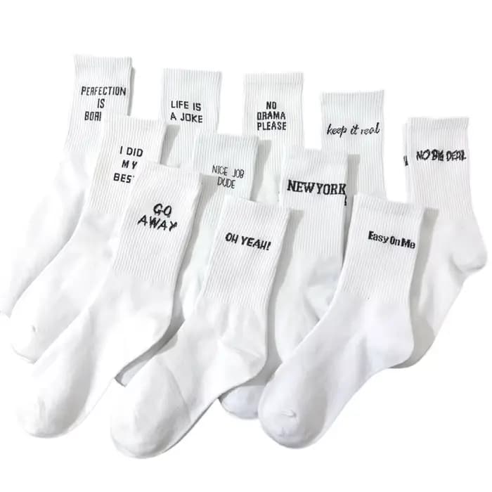 Chaussettes simples de style européen et américain