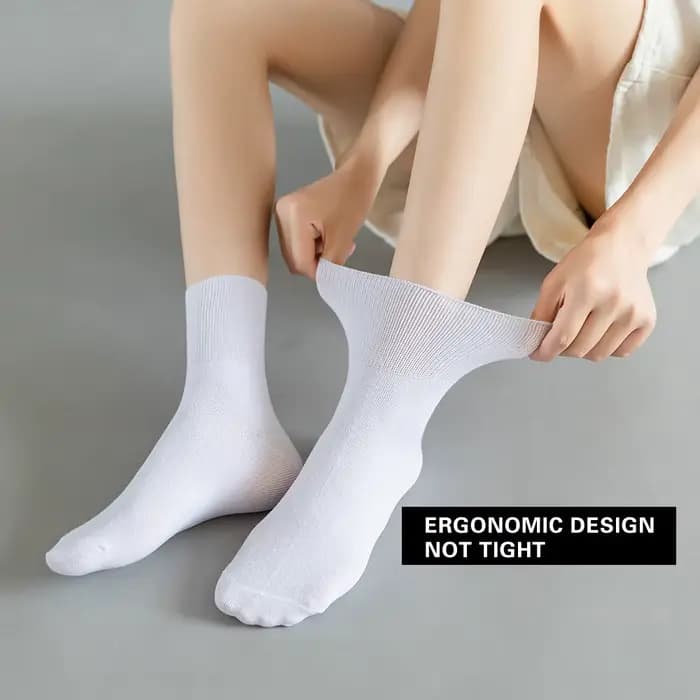 5 paires de chaussettes pour diabétiques sans liaison pour femmes enceintes et personnes âgées