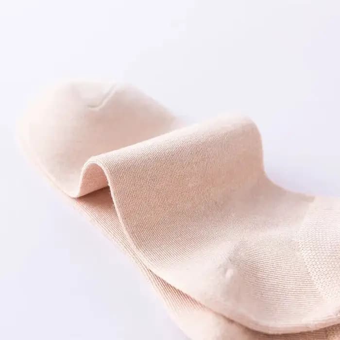 Lot de 5 paires de chaussettes courtes pour femme en fibre de bambou