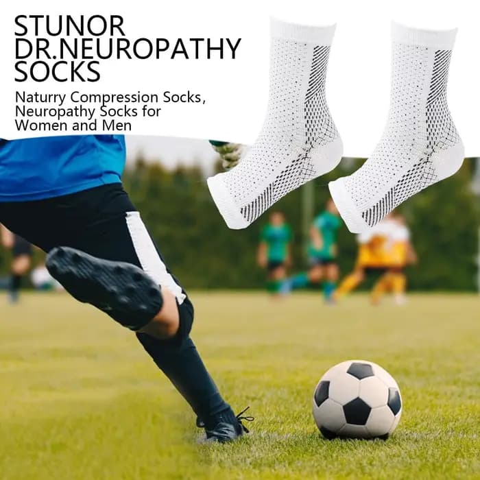 Chaussettes de compression sans orteils pour neuropathie du pied
