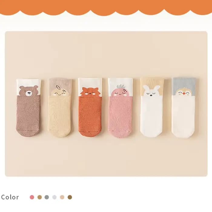 3 paires de chaussettes en peluche pour nouveau-né