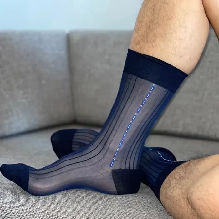 Chaussettes Tube Jacquard pour hommes