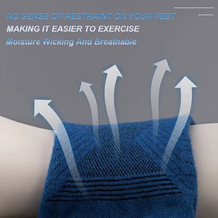 Chaussettes de sport respirantes fines à cinq doigts