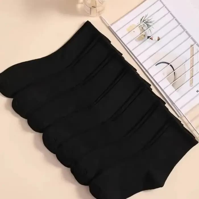 1/7/10/20 paires chaussettes mi-longues femmes classique noir blanc couleur unie à la mode sport décontracté absorbant