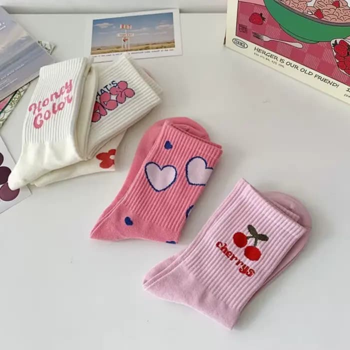 5 paires de chaussettes d'été tendance pour femmes