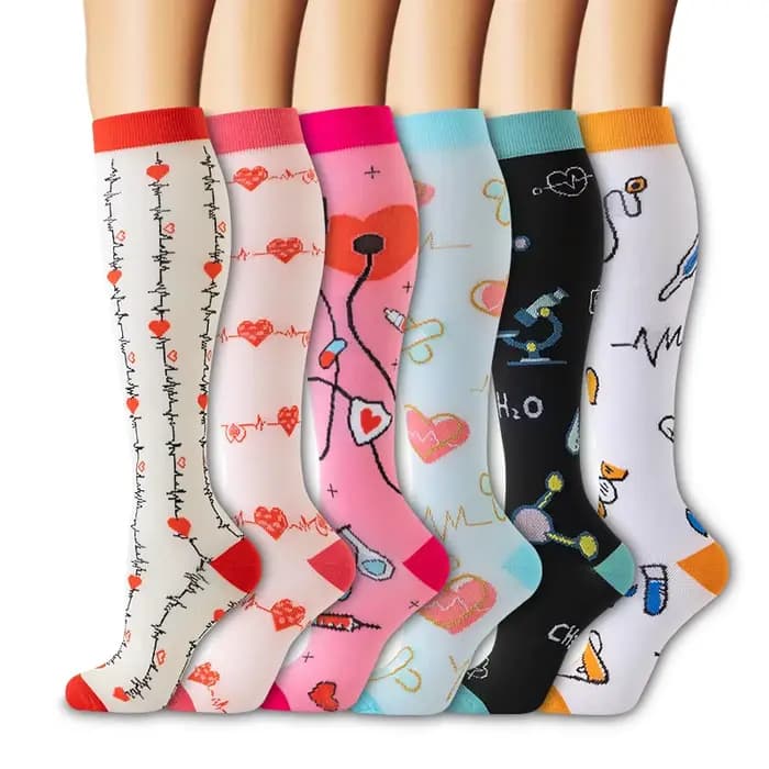 Chaussettes de compression pour le yoga et le sport