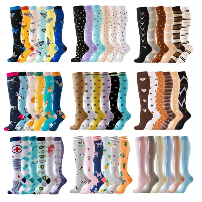 Chaussettes de compression pour le yoga et le sport