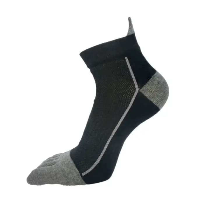 Chaussettes de sport athlétiques en coton rayé