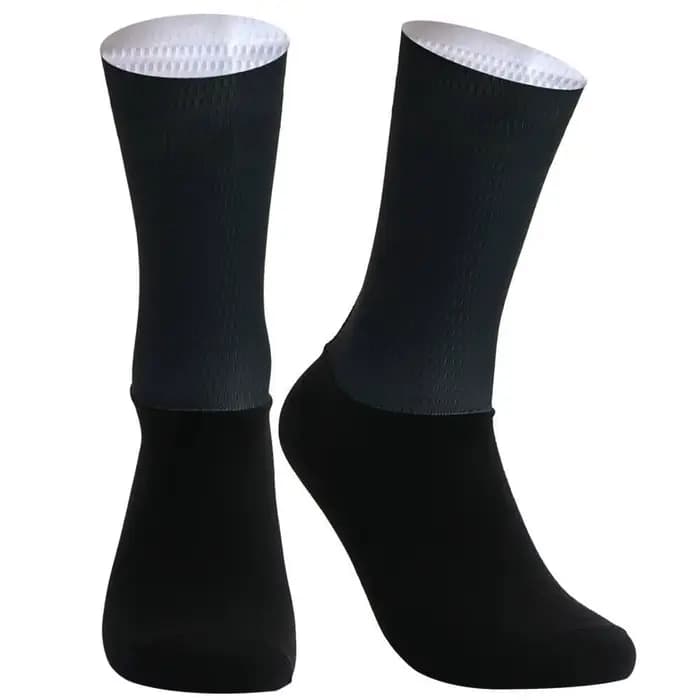 2025 vélo nouvelle équipe d'été Aero chaussettes de cyclisme Gel de silice antidérapant respirant Pro course chaussettes de sport hommes femmes Calcetines Ciclism
