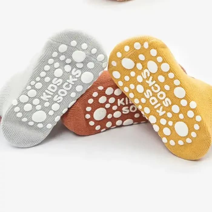 Chaussettes courtes coordonnantes en coton pour nouveau-né garçon et fille