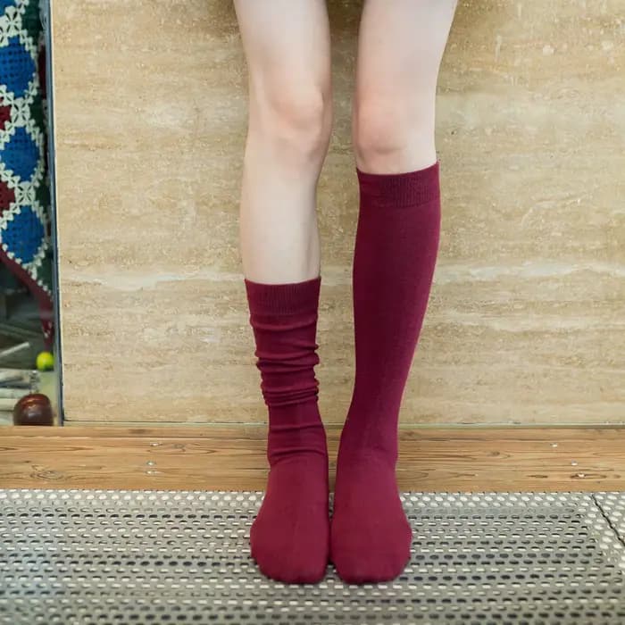 Chaussettes sulfen Coton pour Femme, 8 Couleurs, Automne Hiver, Harajuku, Décontracté, Trick, Chaud, Solide, Document Sox, 2024