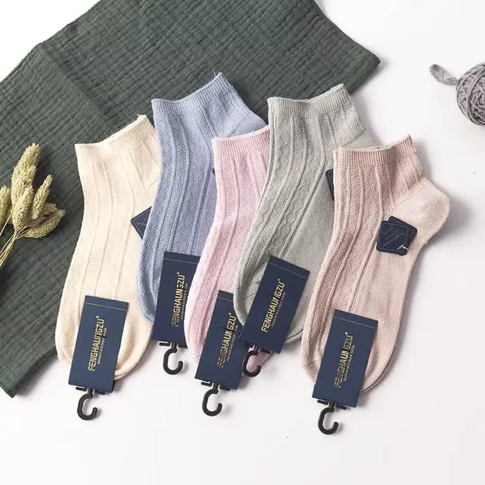 Lot de 5 paires de chaussettes en coton pour femmes, chaussettes courtes amusantes, lot de 1, livraison directe, chaussettes pour filles, blanc, gris, noir, violet