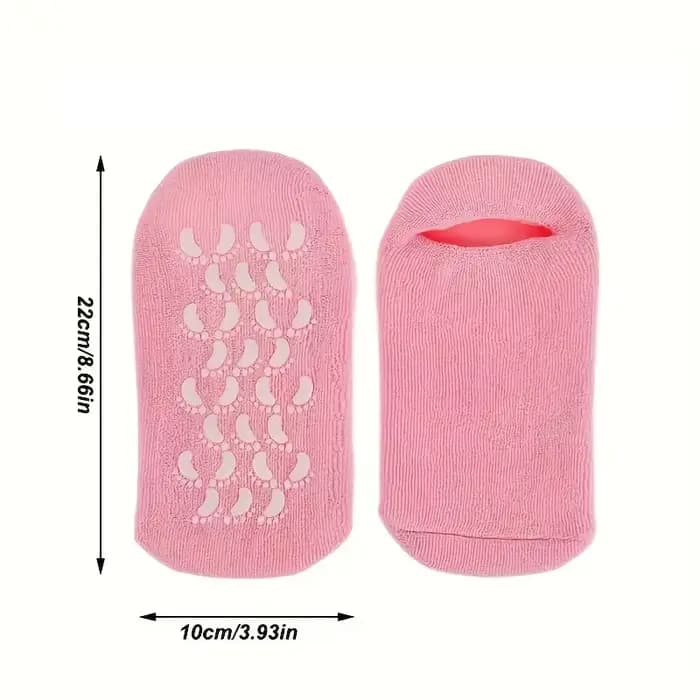 Une paire de chaussettes en Gel pour adoucir les pieds rugueux