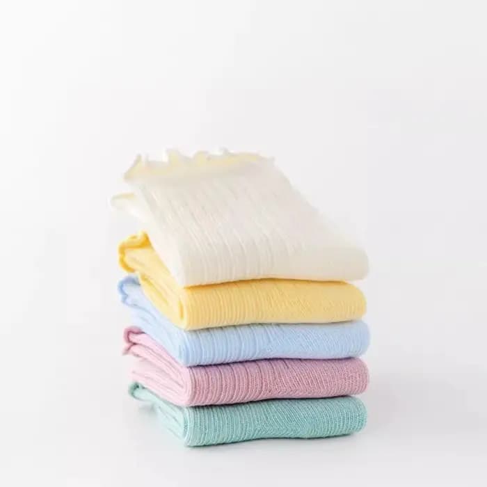Enfant bébé filles solide chaussettes courtes lisière filandreuse doux 100% coton exquis haute qualité enfants