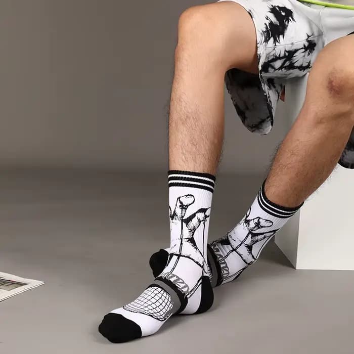 【Hand of God】 3 paires/lot chaussettes pour hommes