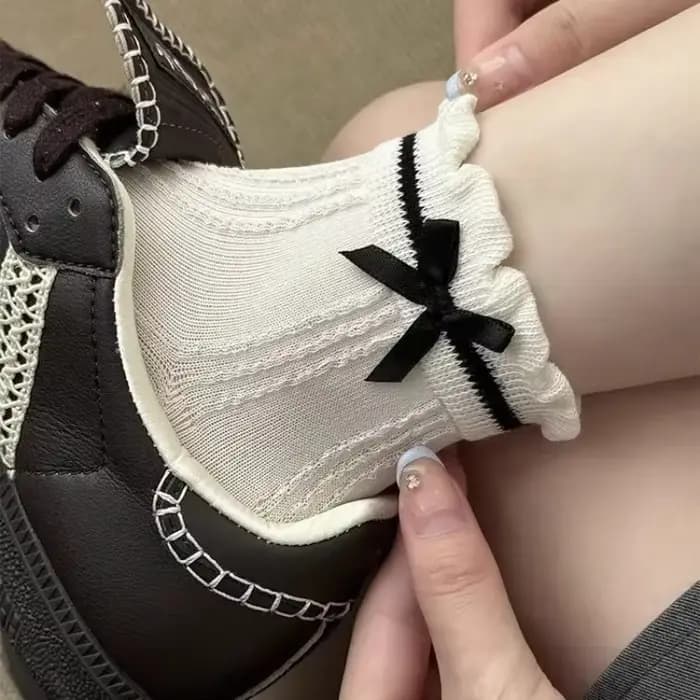 5 paires de chaussettes courtes pour femmes