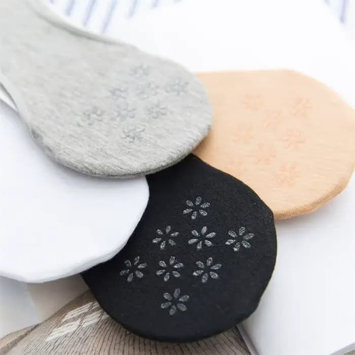 Chaussettes invisibles en silicone anti-alde pour femmes