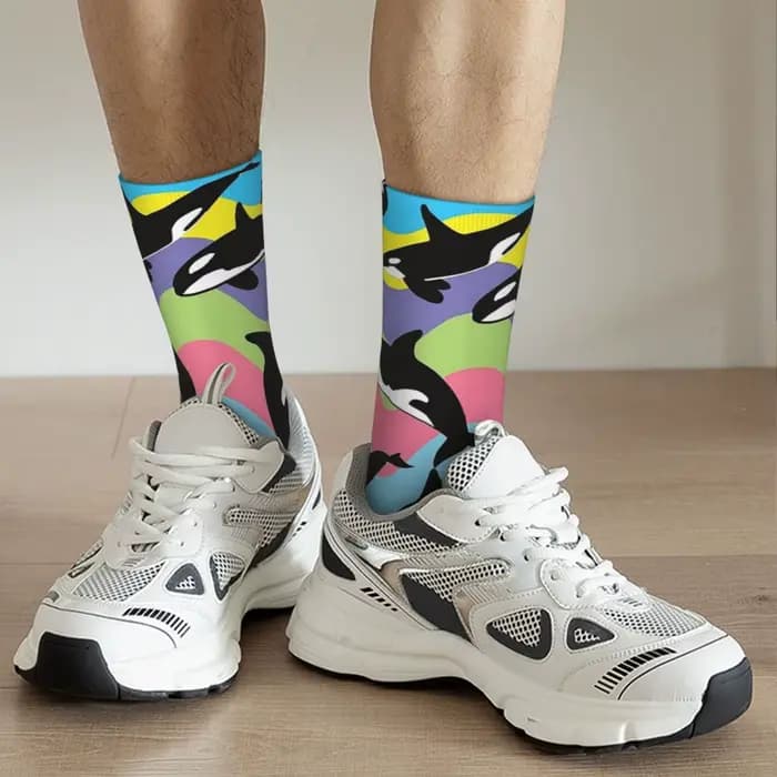 Chaussettes Orca Killer Whale Harajuku