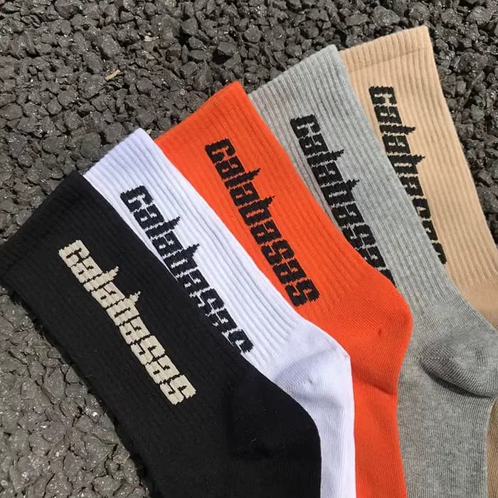 Chaussettes Hommes D'équipage de La Rue de Sexe Masculin Kanye West Hip Hop Match de Basket-Ball
