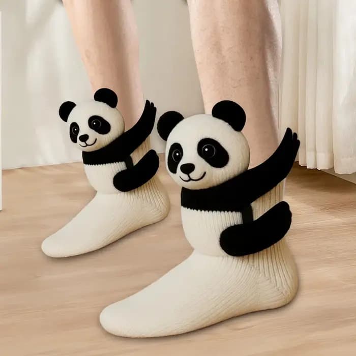 Chaussettes en tricot d'animaux 3D