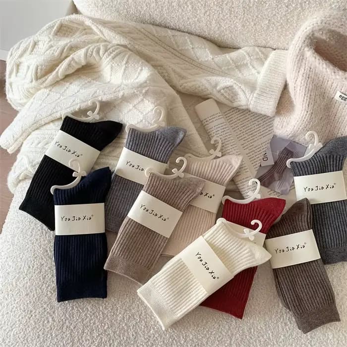 Chaussettes en cachemire nouveau Style automne/hiver-chaussettes rétro