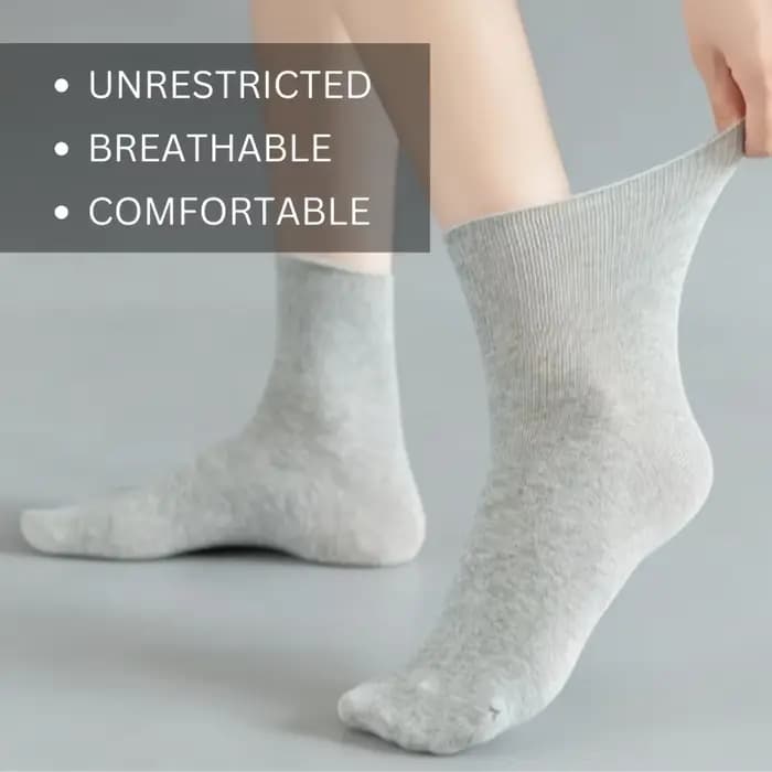 5 paires de chaussettes pour diabétiques non reliées pour femmes