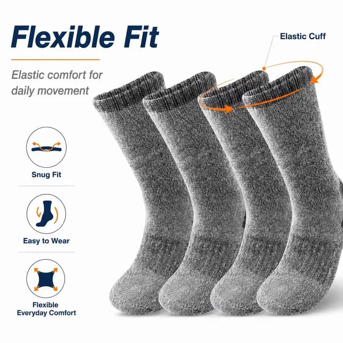 Chaussettes thermiques pour hommes et femmes