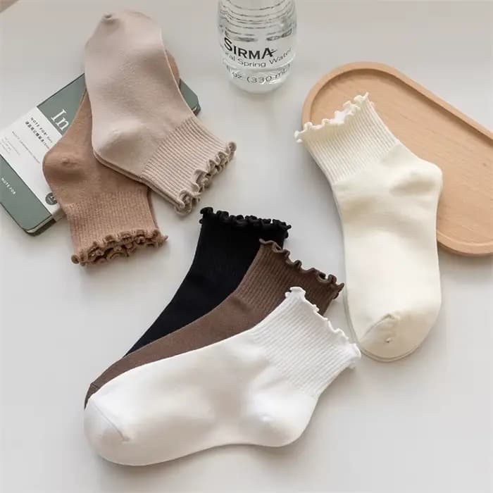 3 paires/lot chaussettes mignonnes pour femmes nouveau Style japonais respirant filles