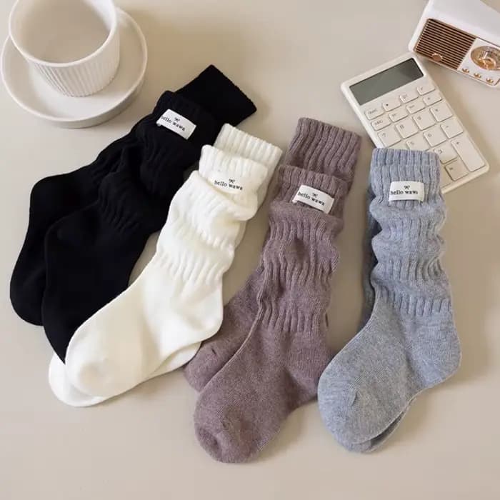 Nouvelles chaussettes en coton doux pour filles