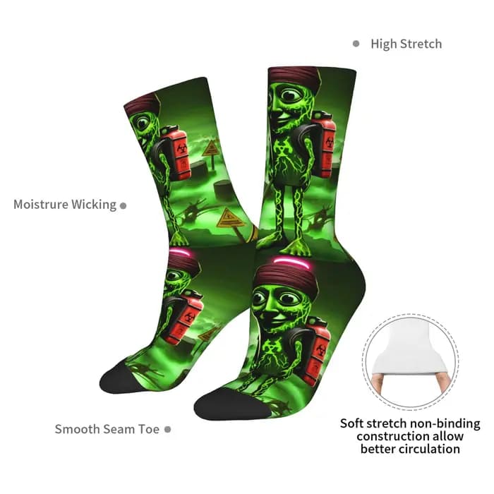 Chaussette drôle pour hommes Tung