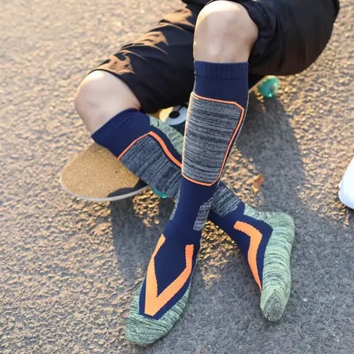 Chaussettes thermiques d'hiver en coton pour adultes