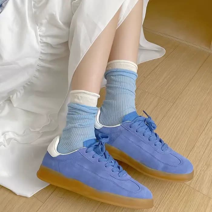 Chaussettes mi-mollet en coton pur sans couture