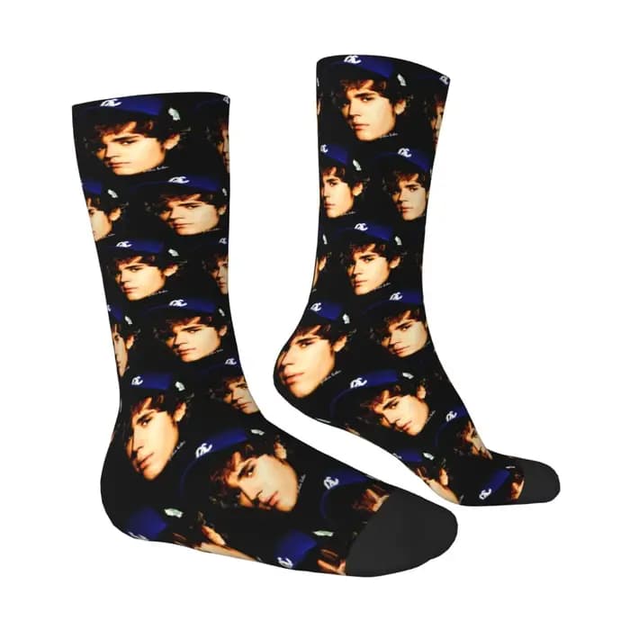 Justin Bieber-Chaussettes de tête de bébé coordonnantes unisexes