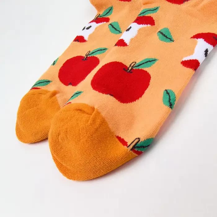 1 paire de chaussettes mi-mollet pour femmes