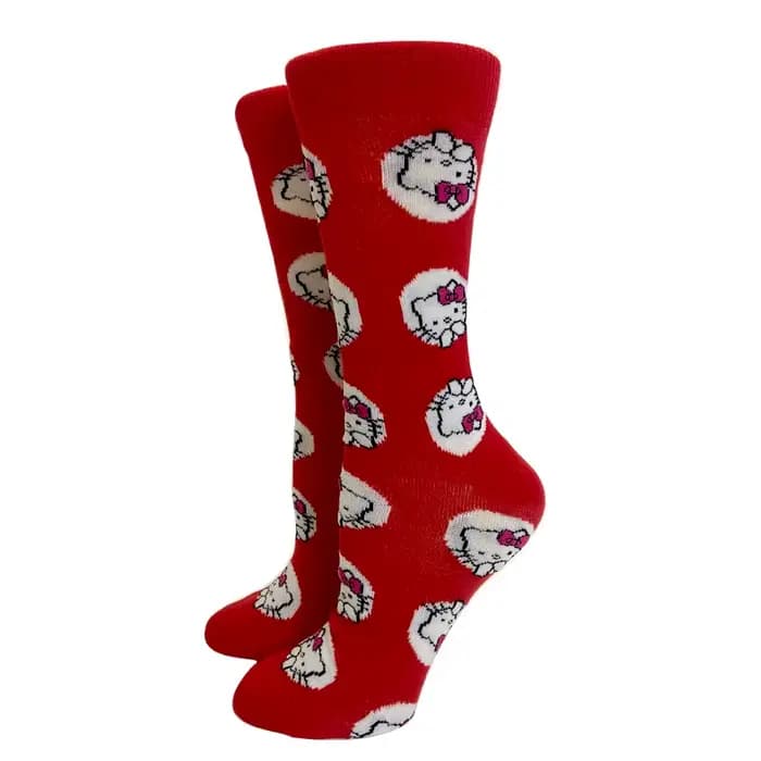 Anime Colorful Funny Happy Casual Long Socks for Women