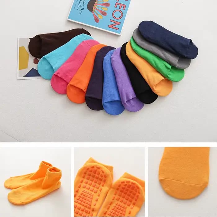 10 paires enfants adultes chaussettes antidérapantes Parent-enfant Trampoline chaussette coton