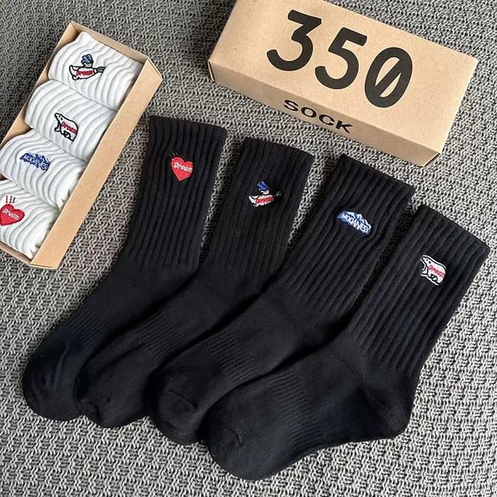 Chaussettes noires pour hommes
