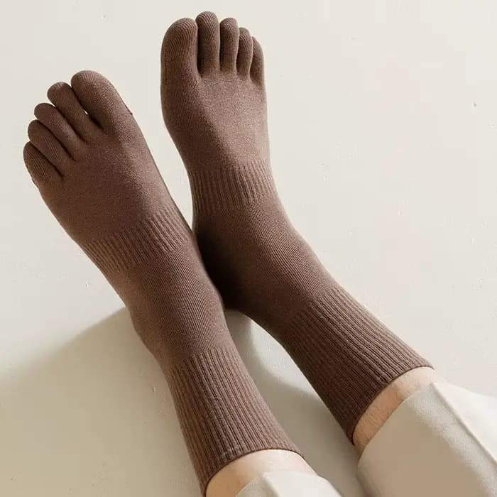 Sokken – chaussettes à orteils en coton pour hommes
