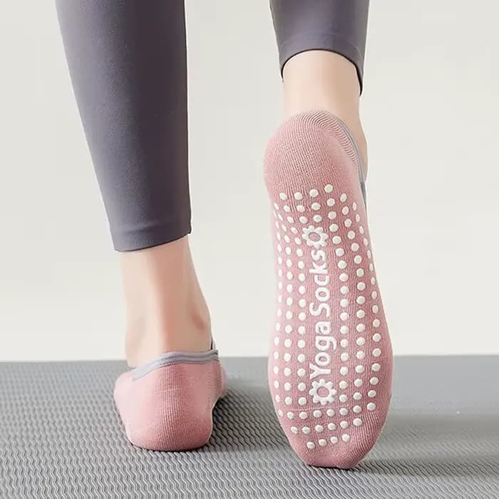 Chaussettes de yoga professionnelles antidérapantes pour femme